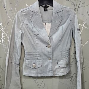Stylish Blazer with Button Details